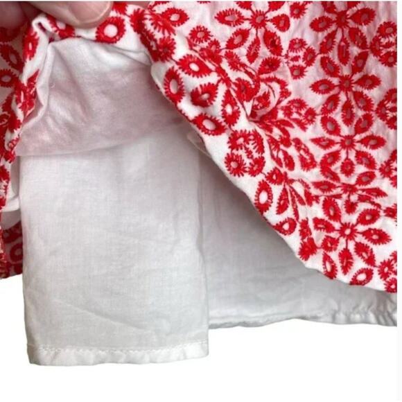 Janie and Jack Eyelet One Shoulder Dress Girls Size 3 Embroidered Eyelet Design - Picture 7 of 8